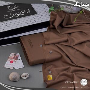 Cinnamon Luxe Fabric – Sada Bahar All-Weather Elegance by Libas e Yousaf