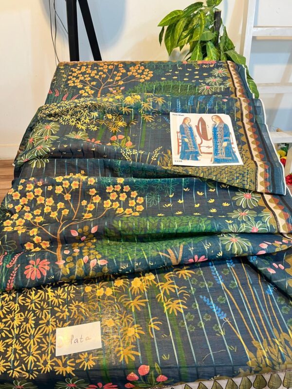 Zara Shah Luxury Lawn 3PC Unstitched Ensemble – Premium Summer Collection - Image 6