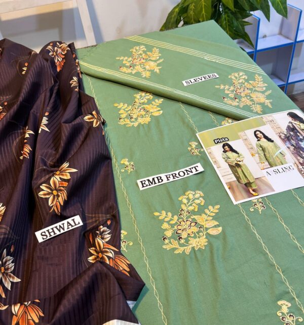 Zara Shah Luxury Lawn 3PC Unstitched Ensemble – Premium Summer Collection - Image 18