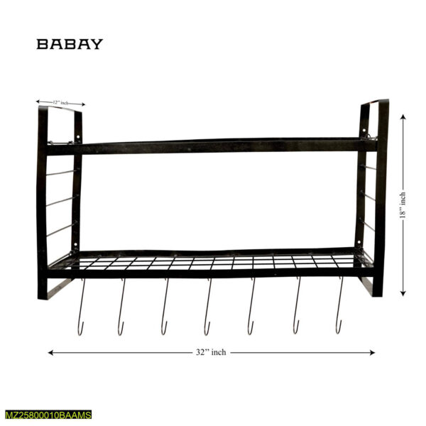Wall Mounted Multipurpose Kitchen Accessories Orga - Image 2