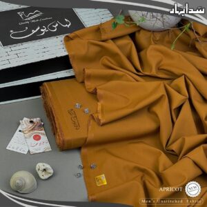 "Sada Bahar – Crafted by Libas e Yousaf | Effortless Apricot Elegance | 4-Season Wash & Wear