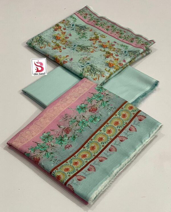 3 Piece Lawn printed unstitched suit - Image 6