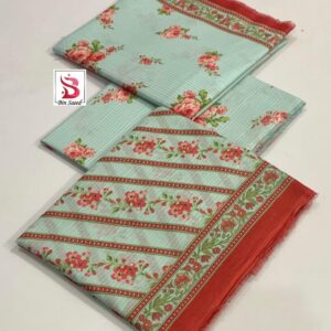 3 Piece Lawn printed unstitched suit