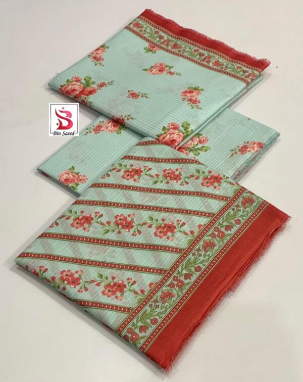 3 Piece Lawn printed unstitched suit
