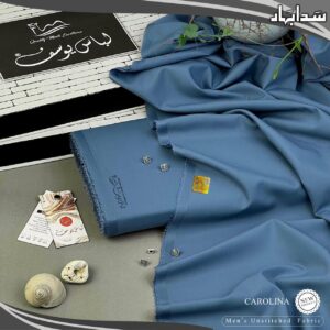 "Sada Bahar – Crafted by Libas e Yousaf | Carolina Blue Luxury | Wrinkle-Free 4-Season Essential