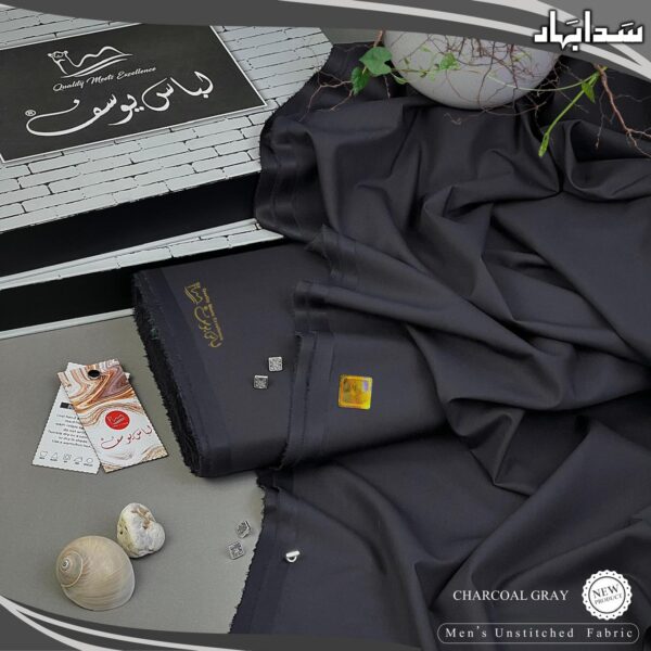 "Effortless Charcoal Grey Wardrobe Staple | Sada Bahar All-Season Wash & Wear"
