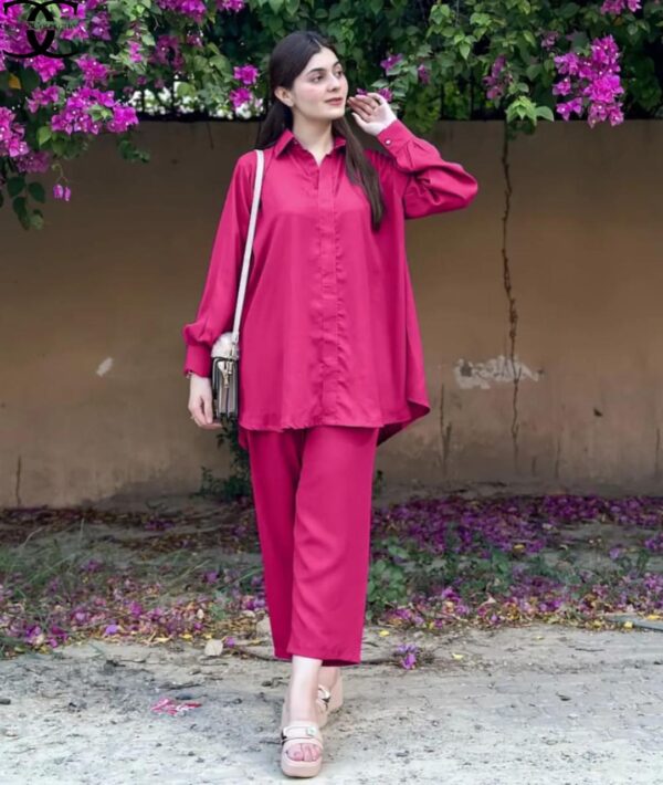 Elegant Double Georgette Cord Set 2Piece - Image 6