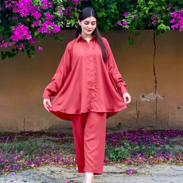 Elegant Double Georgette Cord Set 2Piece - Image 7