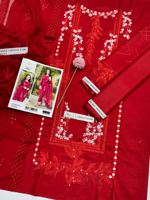Luxury Summer Essentials - Premium 3PC Unstitched Outfit Collection - Image 2