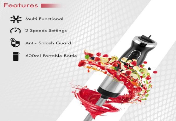 Geepas Multi Blender, Hand Blender with 600ml Cup – GHB43036 - Image 3