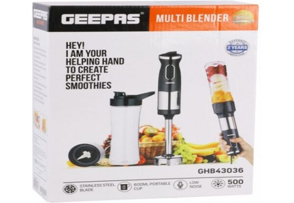 Geepas Multi Blender, Hand Blender with 600ml Cup – GHB43036 - Image 9