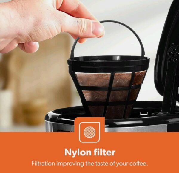 The GEEPAS GCM 41504UK_1.5L Filter Coffee Machine with a 900W programmable drip coffee maker - Image 4